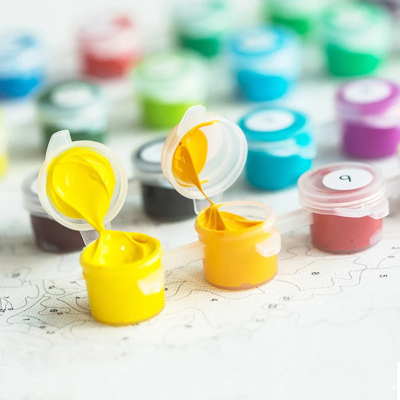 kit de Pintura por Números. Arte que Acalma.